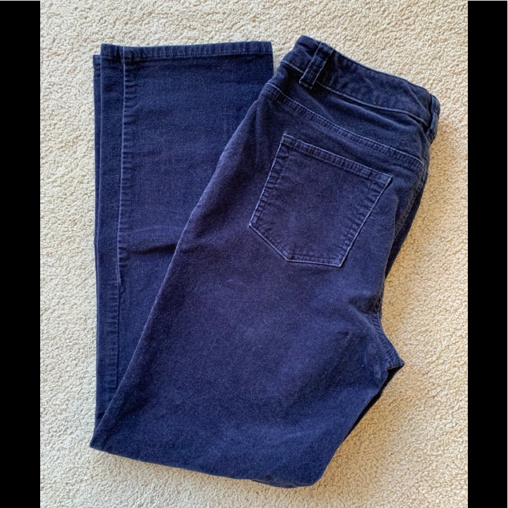 Fine wale Charter Club navy cords